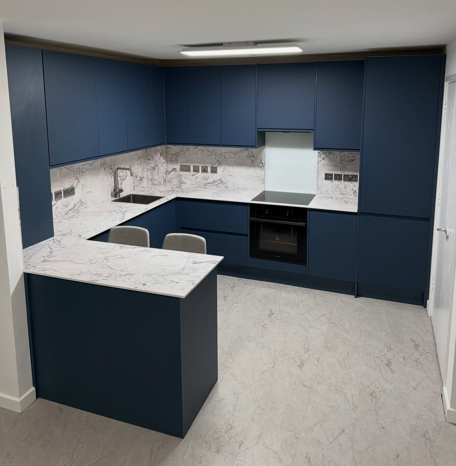 The finished kitchen